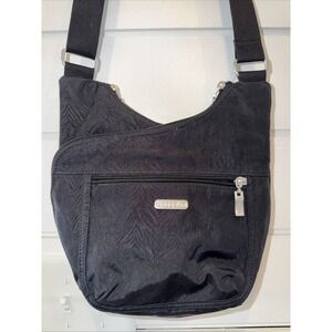 Baggallini Cross City Crossbody Black Nylon Adjustable Strap Travel Bag GW995